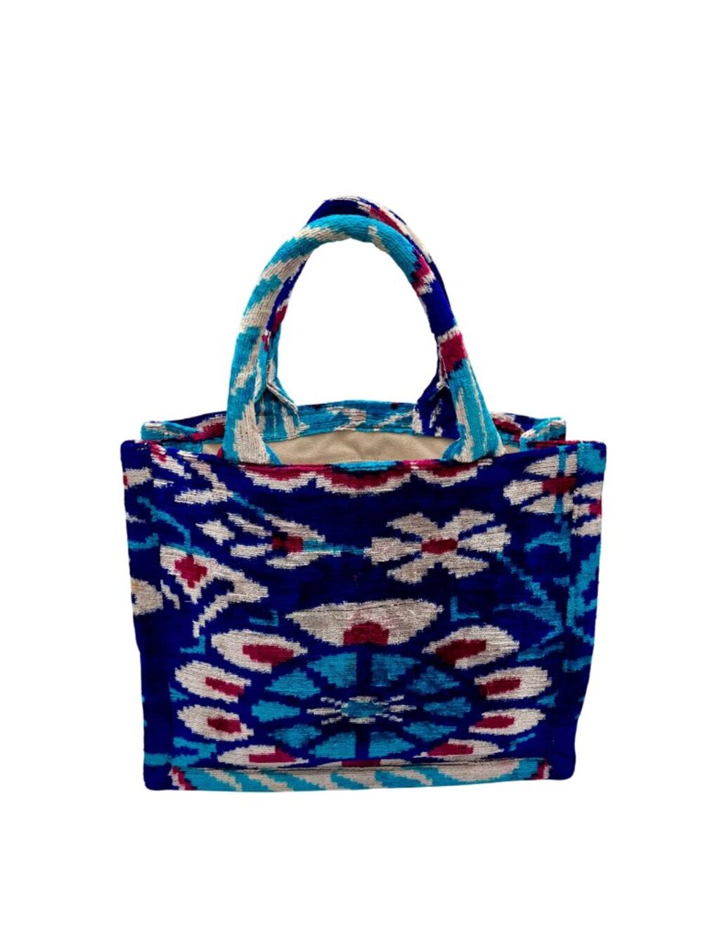 Elysian Colorful Velvet Tote Bag